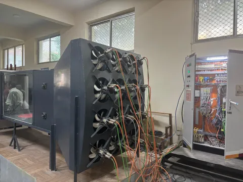 Wind tunnel controller